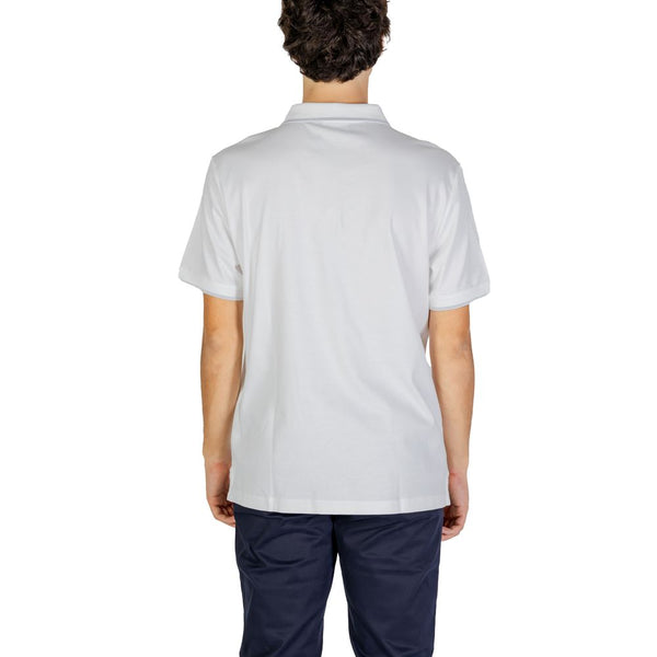 White Cotton Polo Shirt Calvin Klein Jeans
