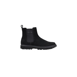 Black Suede Leather Boot Calvin Klein Jeans