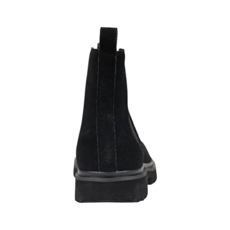 Black Suede Leather Boot Calvin Klein Jeans