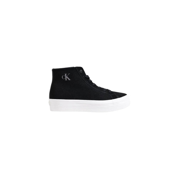 Black Suede Leather Sneaker Calvin Klein Jeans