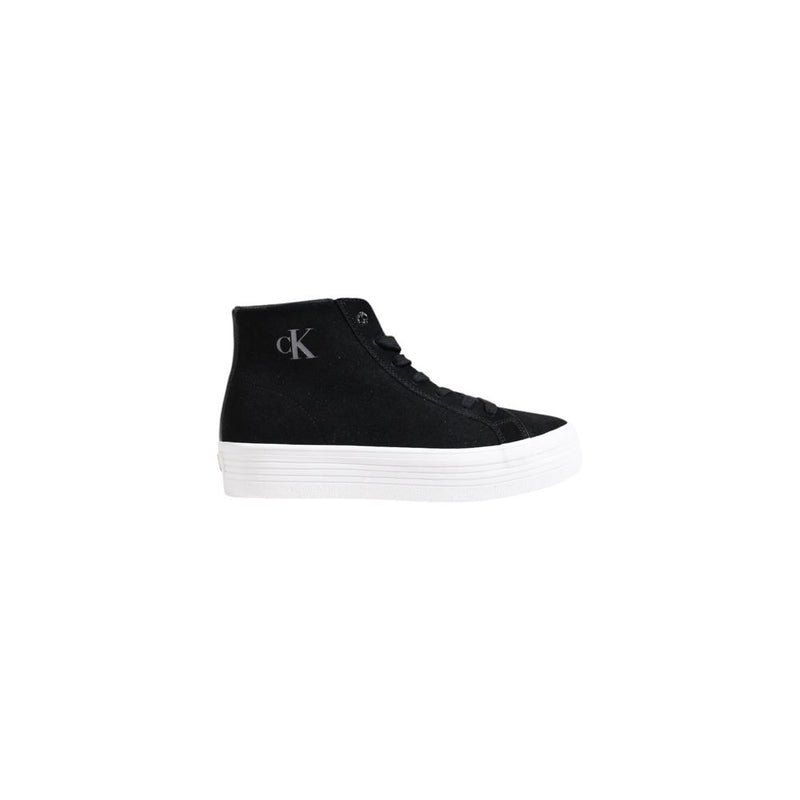 Black Suede Leather Sneaker Calvin Klein Jeans