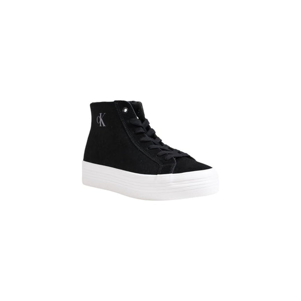 Black Suede Leather Sneaker Calvin Klein Jeans
