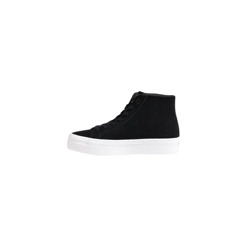 Black Suede Leather Sneaker Calvin Klein Jeans