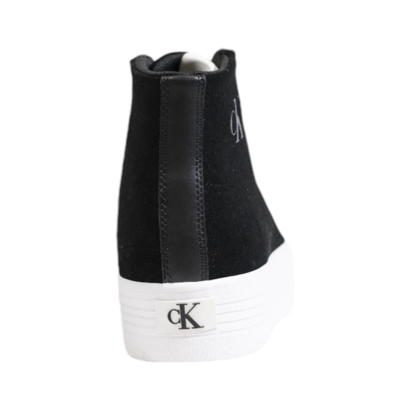 Black Suede Leather Sneaker Calvin Klein Jeans