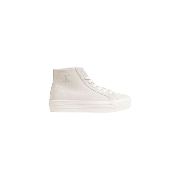 Beige Suede Leather Sneaker Calvin Klein Jeans