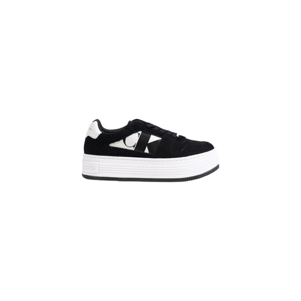Black Leather Sneaker Calvin Klein