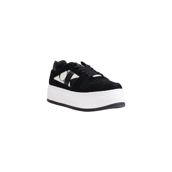 Black Leather Sneaker Calvin Klein