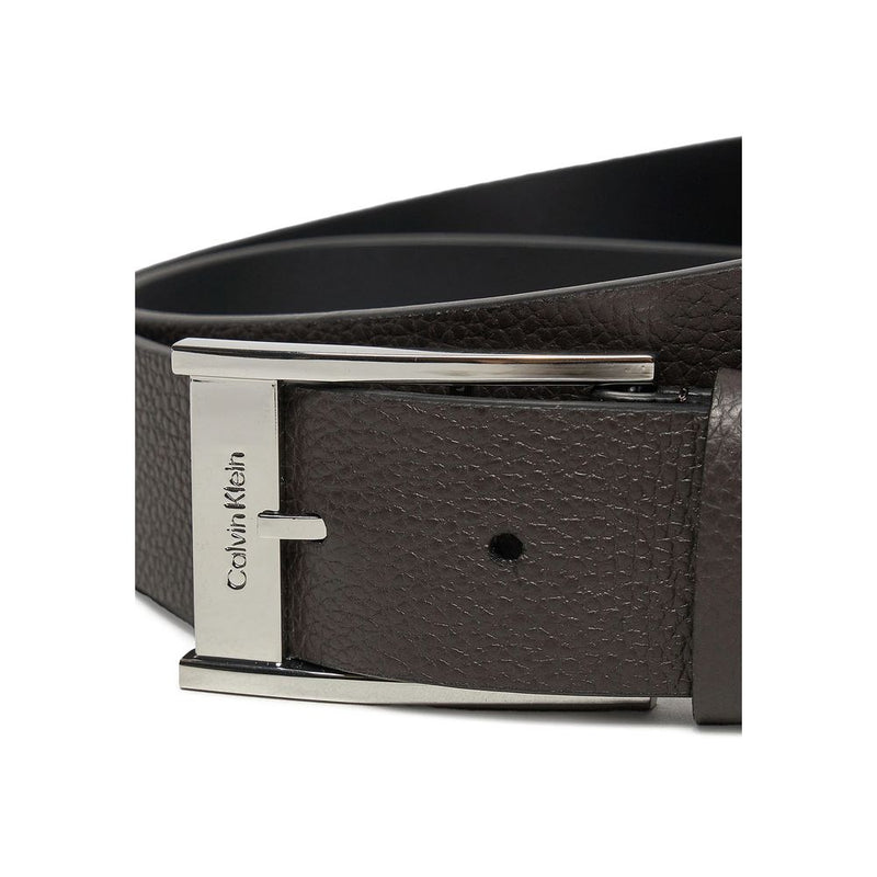 Brown Leather Belt Calvin Klein