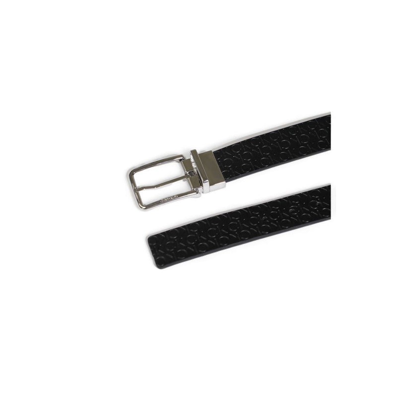 Black Leather Belt Calvin Klein