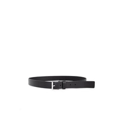 Black Leather Belt Calvin Klein