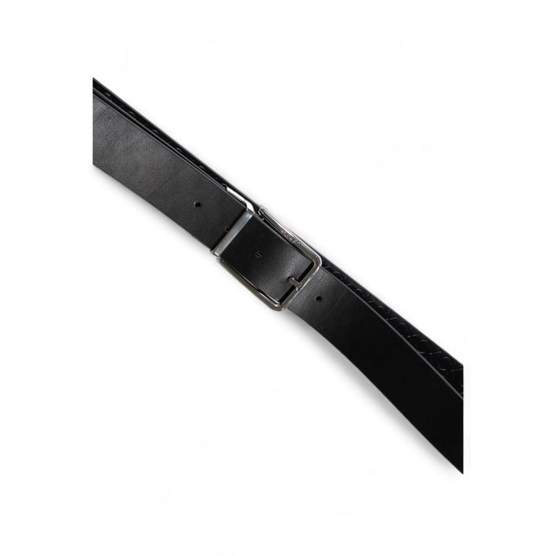 Black Leather Belt Calvin Klein