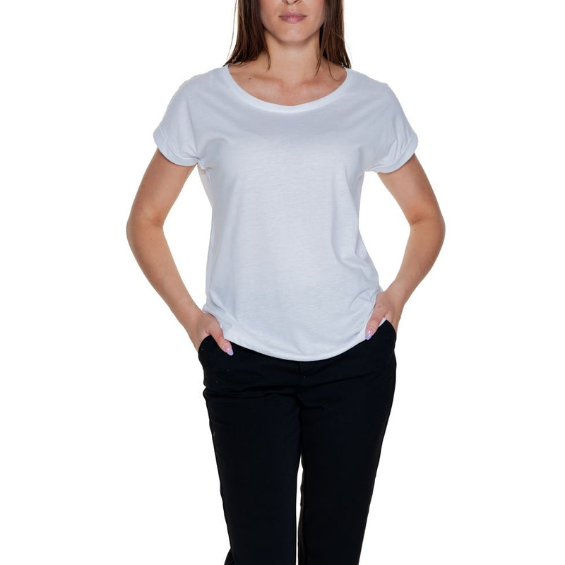 White Cotton Tops & T-Shirt Vila Clothes