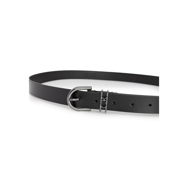 Black Leather Belt Calvin Klein Jeans