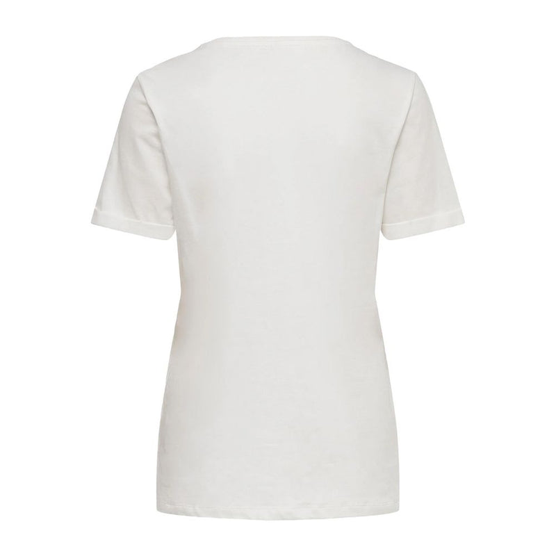 White Cotton Tops & T-Shirt Only