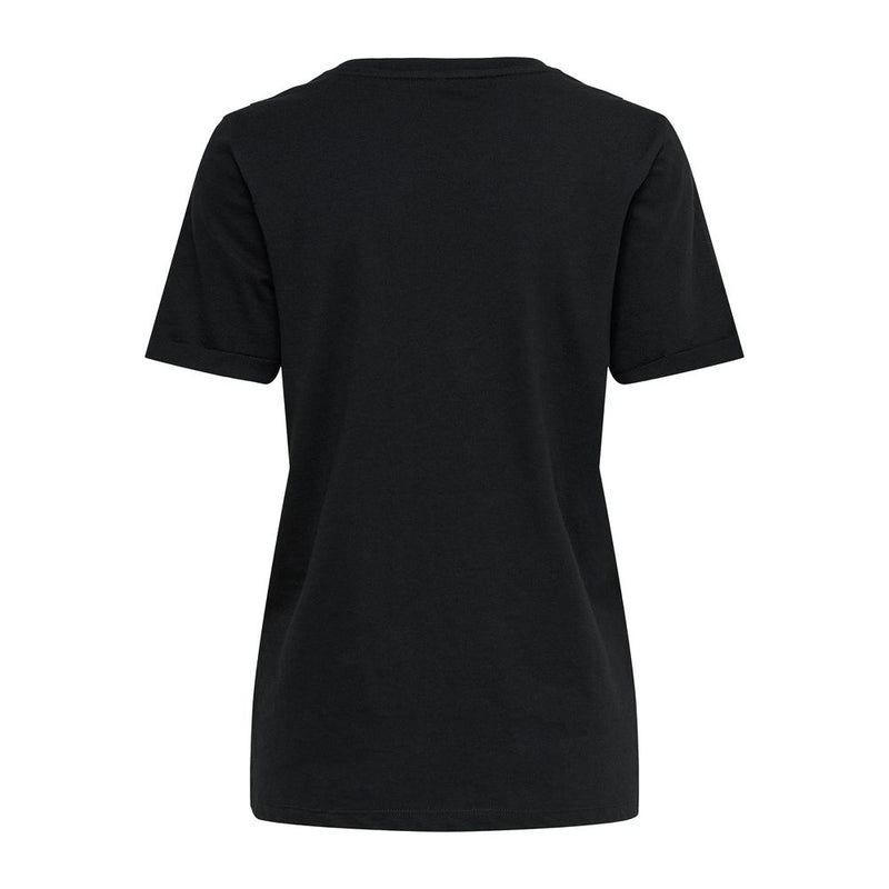 Black Cotton Tops & T-Shirt Only