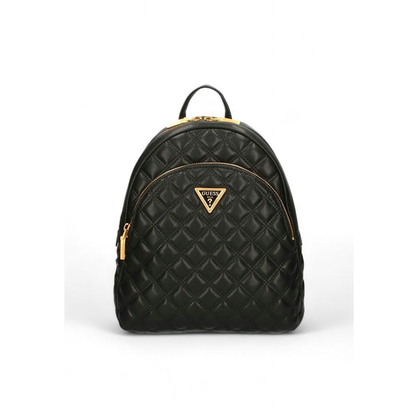 Black Polyethylene Backpack Guess