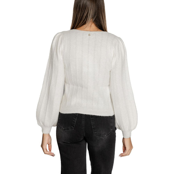 White Polyester Sweater Guess