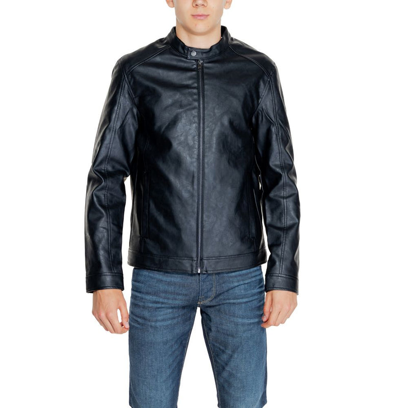 Black Polyester Jacket Jack Jones