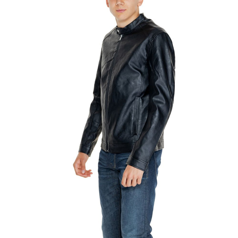 Black Polyester Jacket Jack Jones