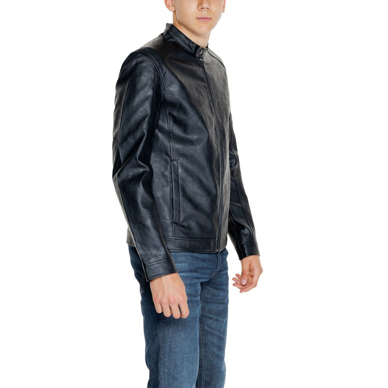 Black Polyester Jacket Jack Jones