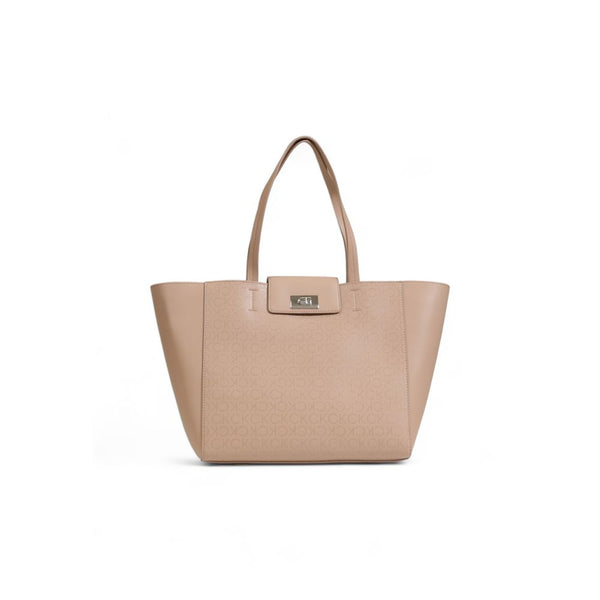 Beige Recycled Polyester Handbag Calvin Klein