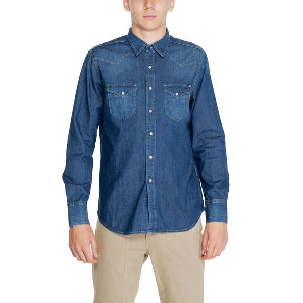 Blue Cotton Shirt Replay