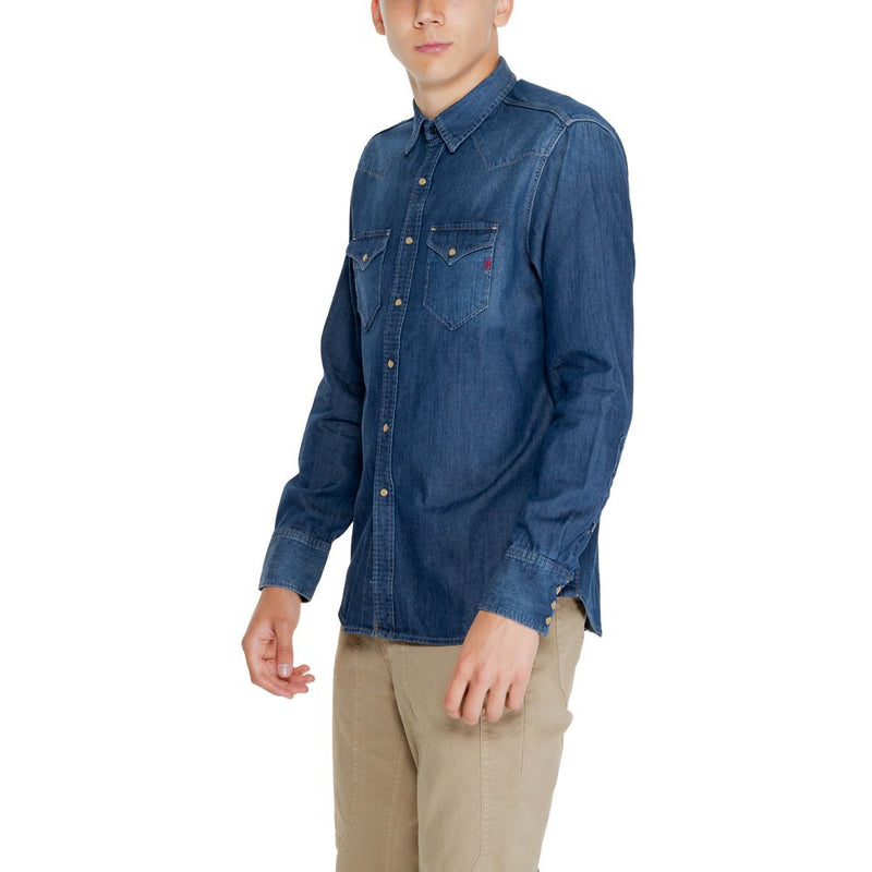 Blue Cotton Shirt Replay