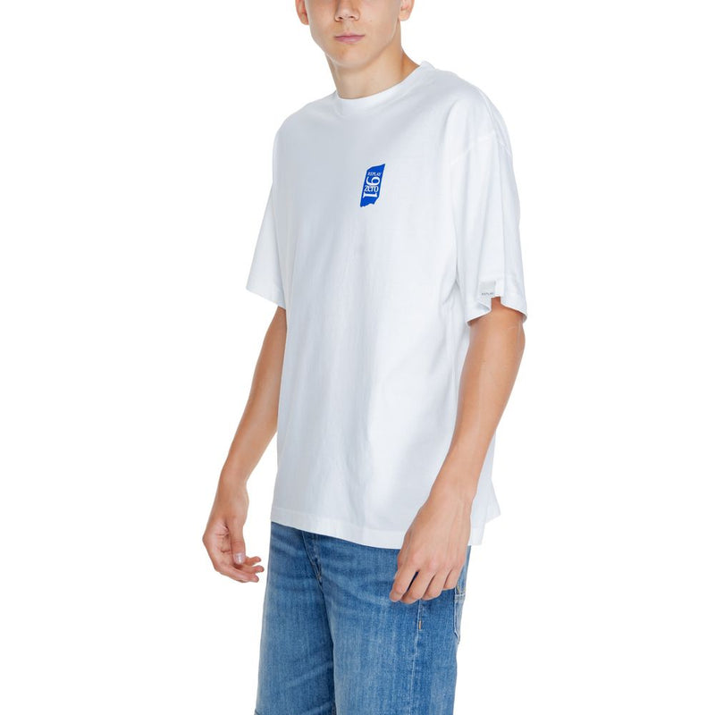 White Cotton T-Shirt Replay