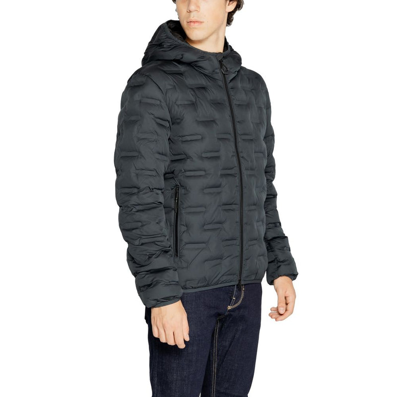 Blue Polyester Jacket Replay