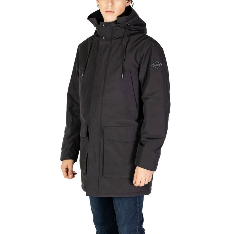 Black Polyamide Jacket Replay