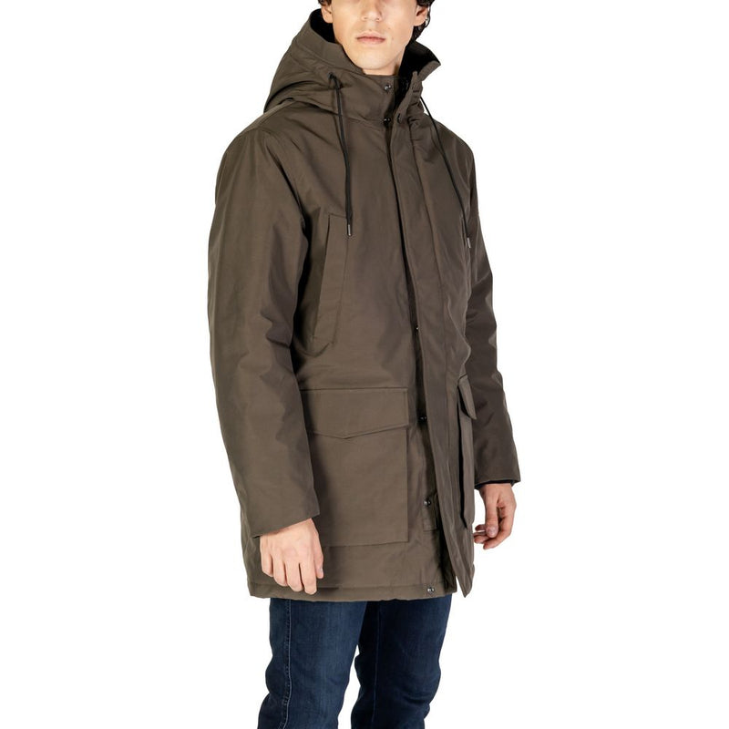 Green Polyamide Jacket Replay