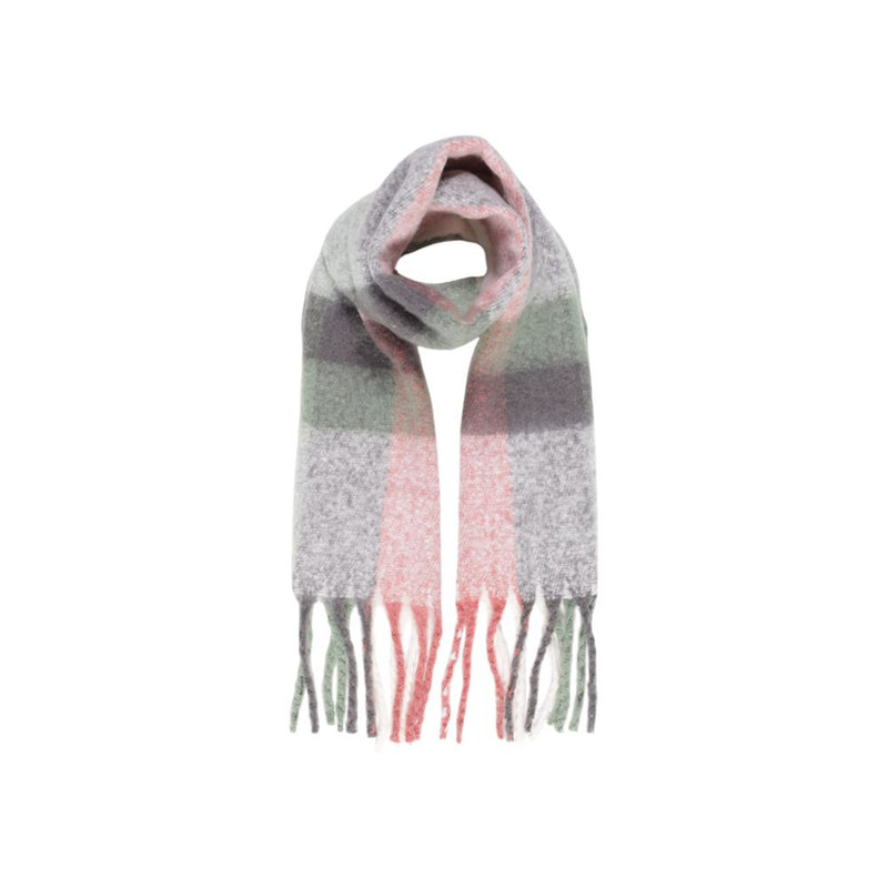 Gray Recycled Polyester Scarf Only