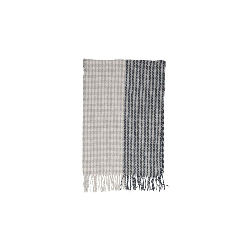 Gray Recycled Polyester Scarf Only