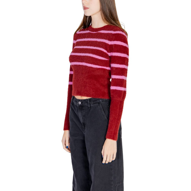 Red Nylon Sweater Only