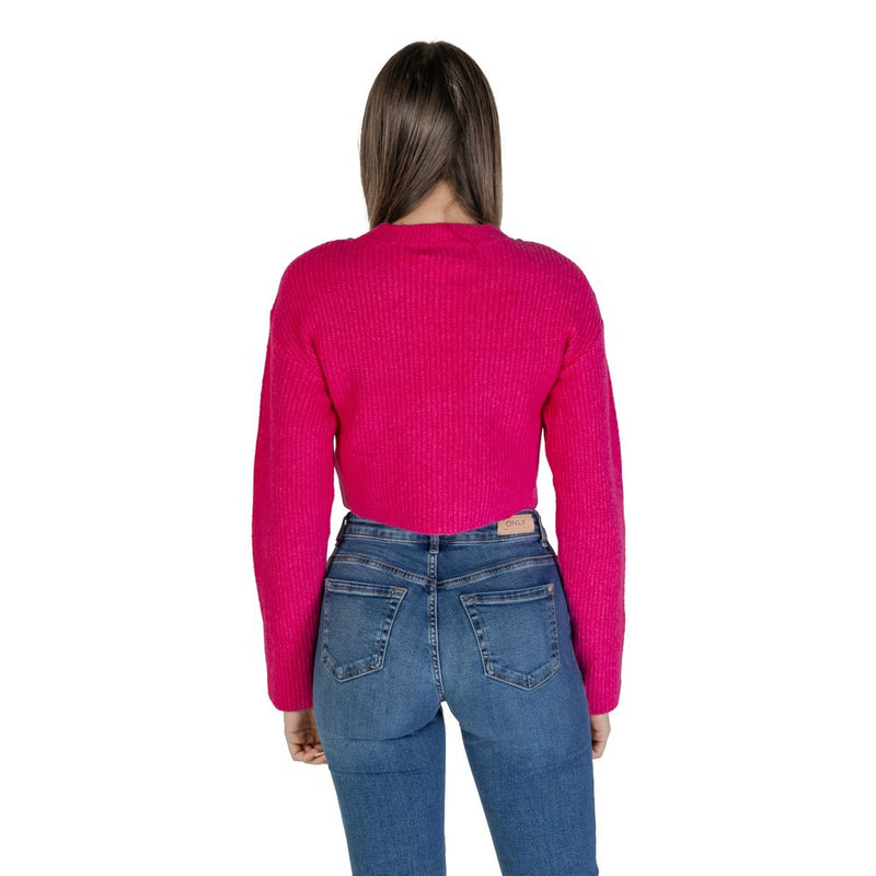 Pink Recycled Polyester Sweater Only