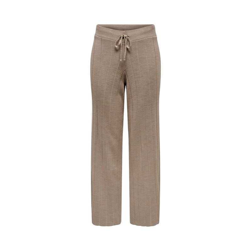 Beige Acrylic Jeans & Pant Only