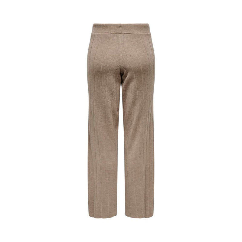 Beige Acrylic Jeans & Pant Only