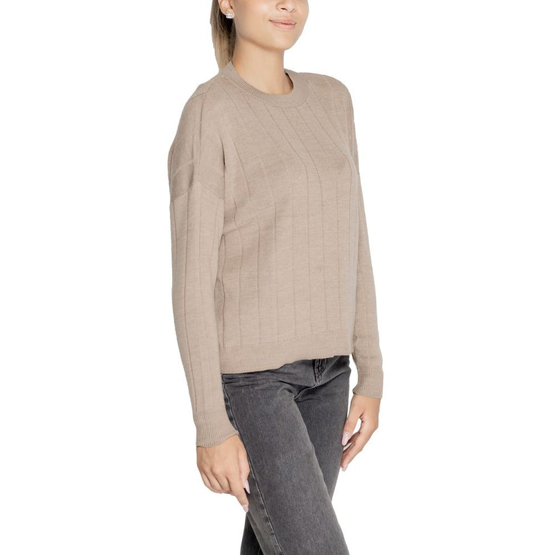 Beige Acrylic Sweater Only