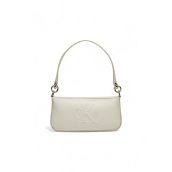 Beige Polyethylene Handbag