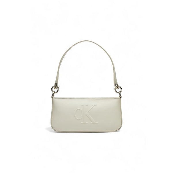 Beige Polyethylene Handbag