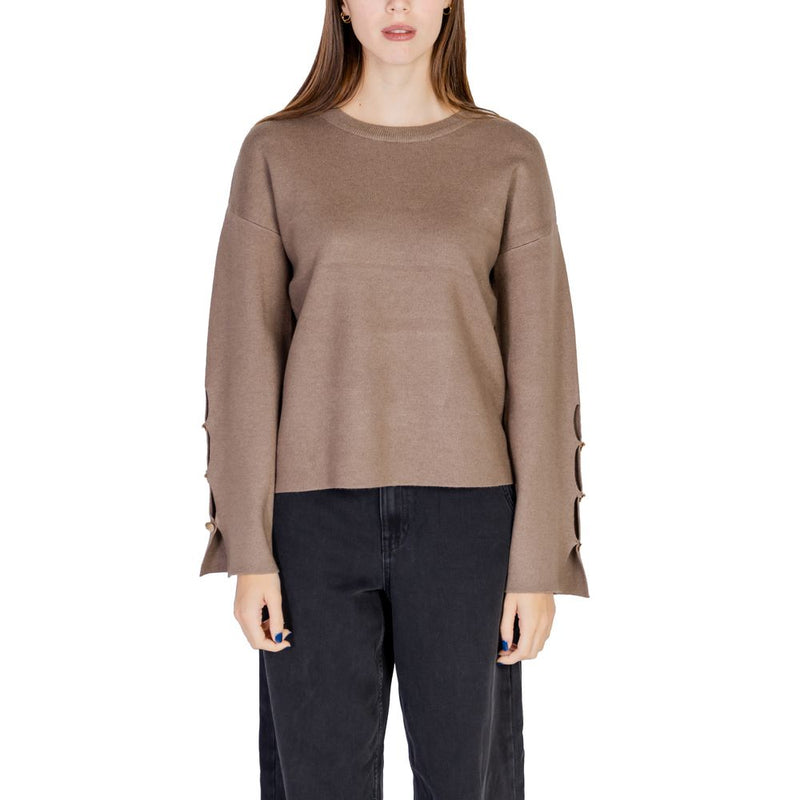 Gray Viscose Tops & T-Shirt Vila Clothes