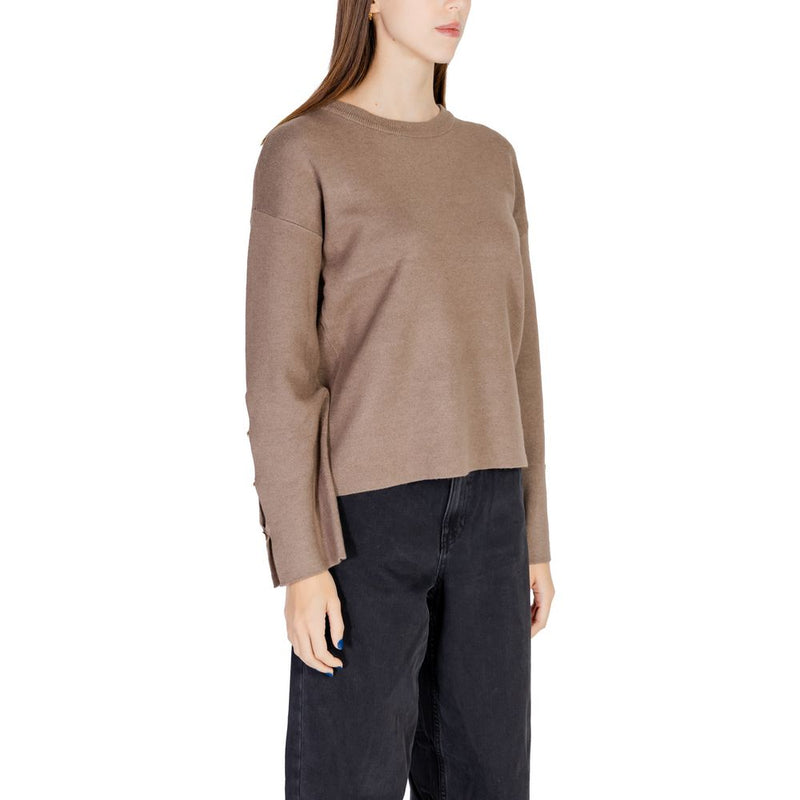 Gray Viscose Tops & T-Shirt Vila Clothes