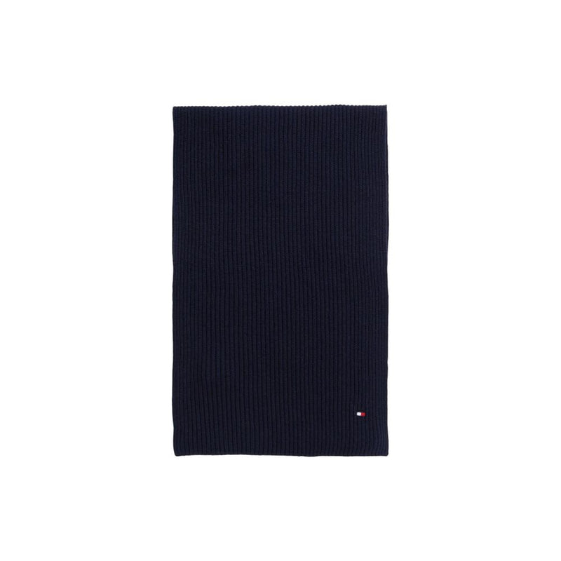 Blue Cotton Scarf Tommy Hilfiger