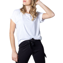 White Polyester Tops & T-Shirt Only