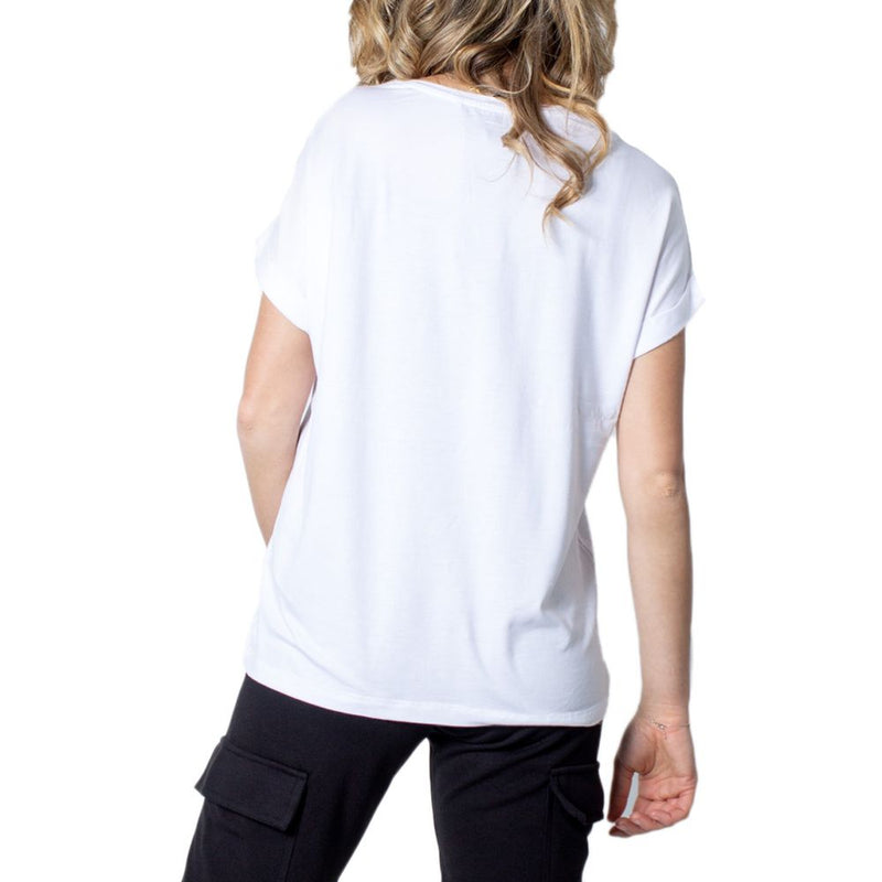 White Polyester Tops & T-Shirt Only