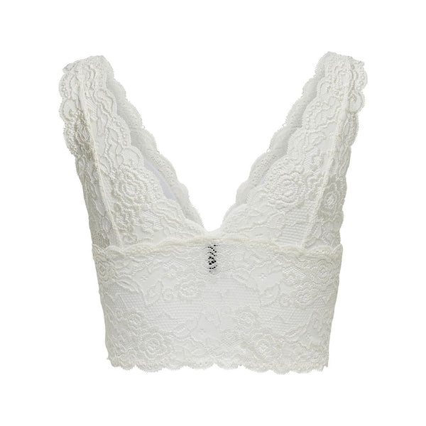 White Polyester Underwear Only