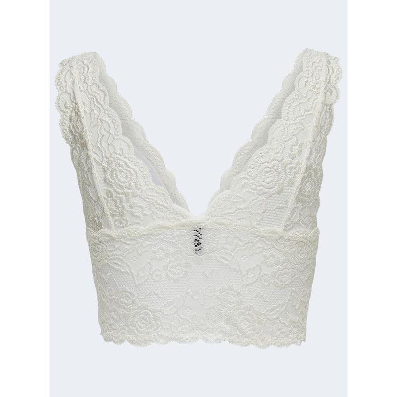 White Polyester Underwear Only