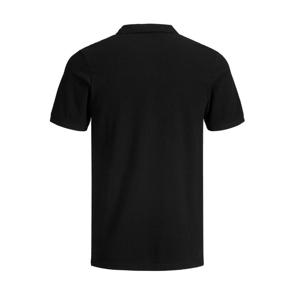 Black Cotton Polo Shirt Jack Jones