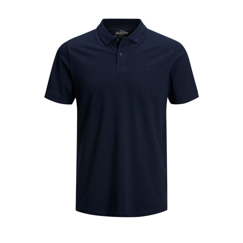 Blue Cotton Polo Shirt Jack Jones