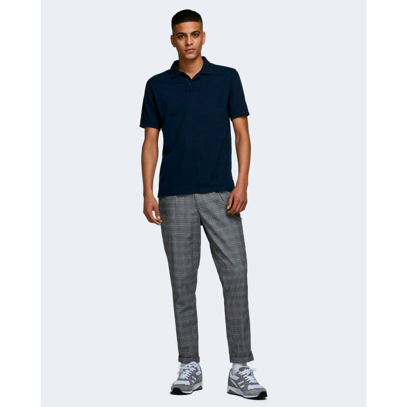 Blue Cotton Polo Shirt Jack Jones